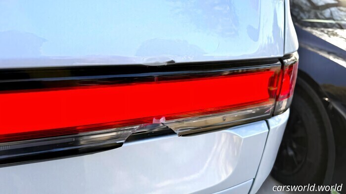 This EV owner was worried their SUV was a total loss after a slight bump | Carscoops